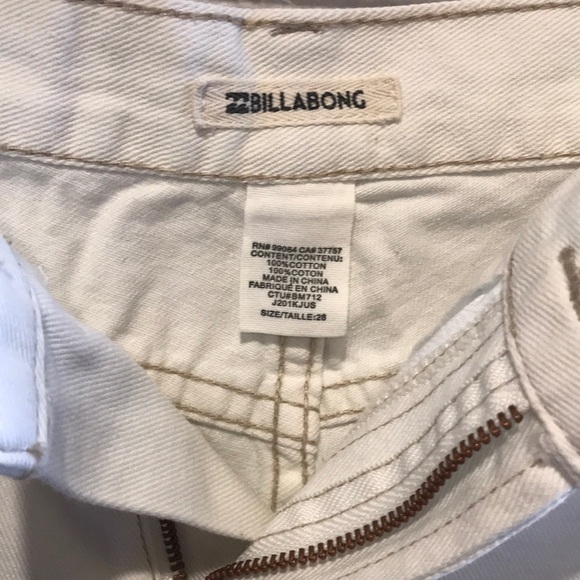 Billabong white distressed denim shorts - Picture 6 of 7